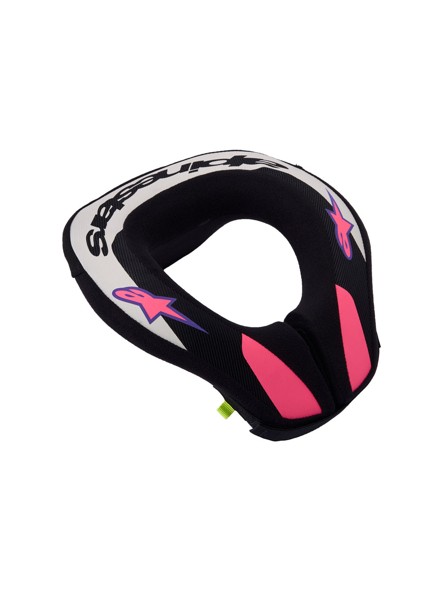 SEQUENCE YOUTH NECK ROLL BLK/LIGHT GRY/PRPL SM/MD