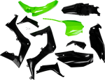 FULL PLASTIC KIT HON GREEN/BLACK