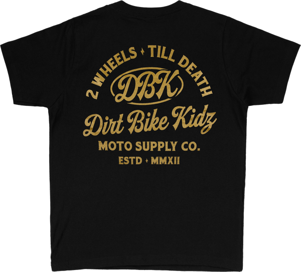 GOLD NUGGET YOUTH TEE BLACK YL | YT-GOLDNUGGET-L