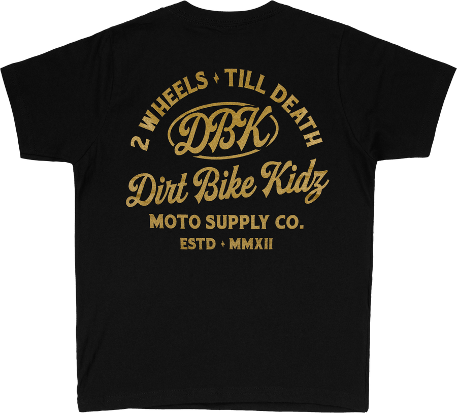 GOLD NUGGET YOUTH TEE BLACK YX | YT-GOLDNUGGET-XL