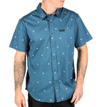 JASPER SS BTNUP SHIRT BLU