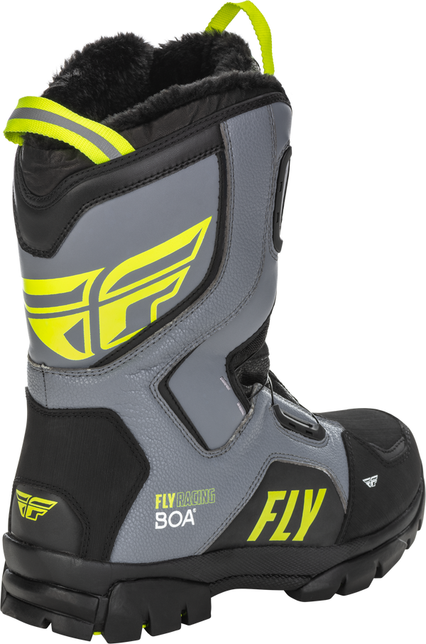 MARKER BOA BOOT BLACK/GREY/HI-VIS SZ 08