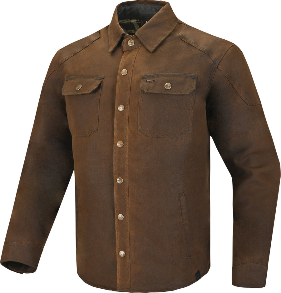 RAMBLER WAXCTN SHRT BRN