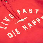 WIRED HOODED PULLOVER RED