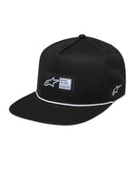 LABEL SNAPBACK HAT BLACK