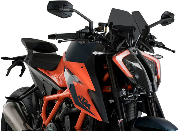 WINDSCREEN NAKED NEW GEN SPORT DARK SMOKE KTM