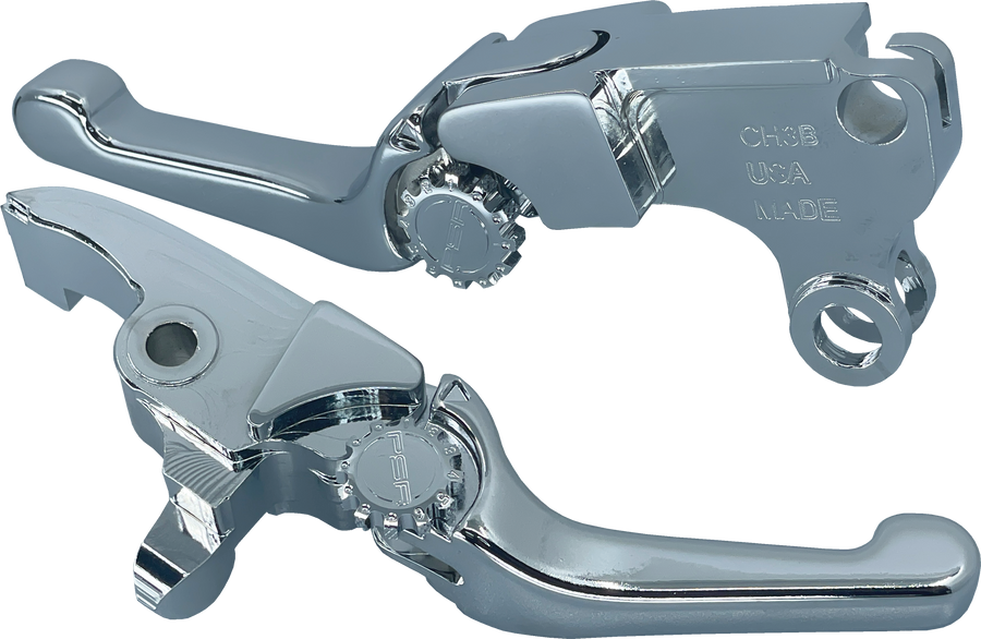 ANTHEM SHORTY LEVER SET CHROME CVO FLHX/FLTR23-26 FLHX/FLTR24