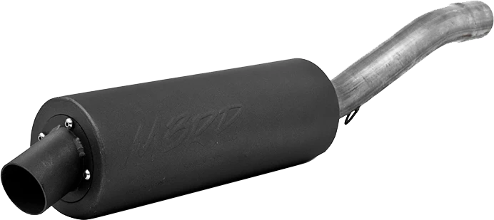 SINGLE SLIP-ON SYSTEM W/ 4.25" SPORT MUFFLER BLK | AT-6205SP