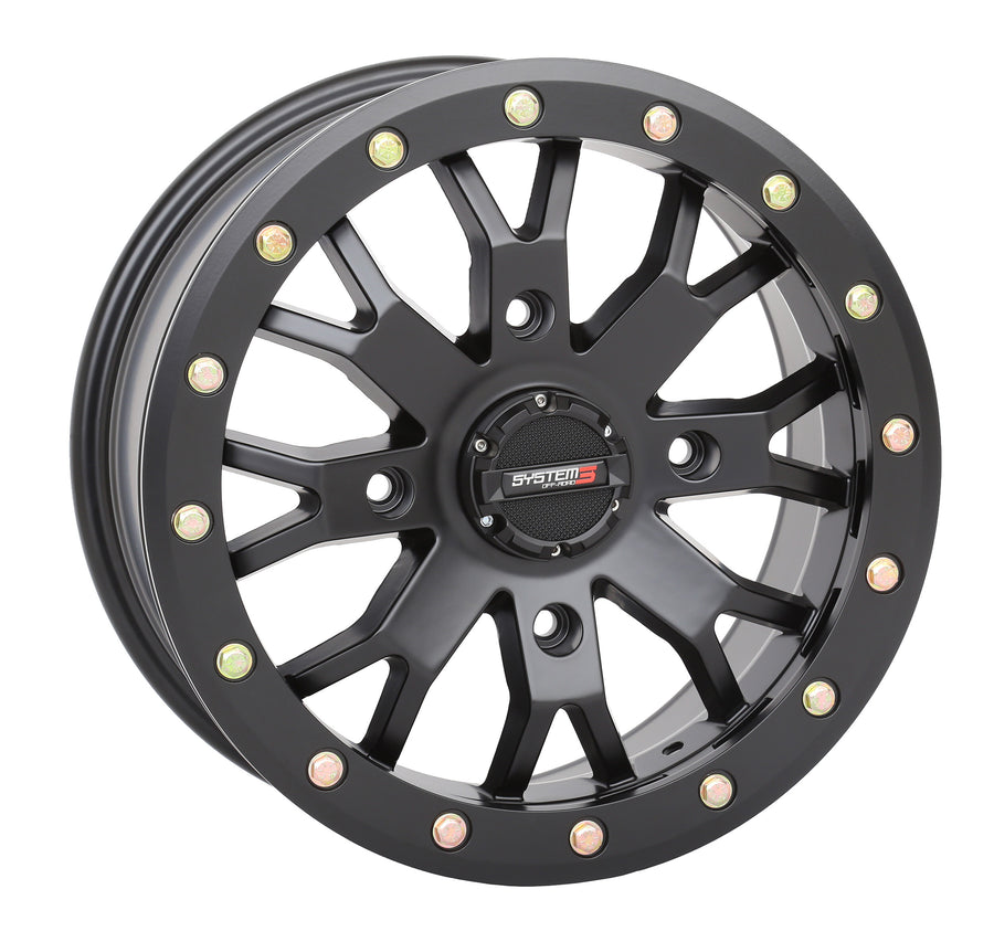 SB4 BL WHEEL 15X10 5+5 (-5MM) 4/156 MATTE BLACK | 15S3-31561