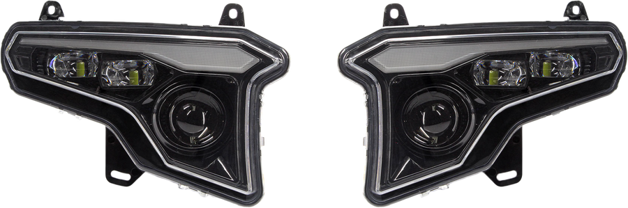 HEADLIGHT W/AMBER TURN SIGNALS | POL-XPED-HL