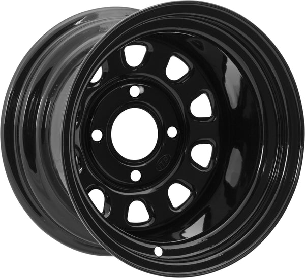 DELTA STEEL 14X7 4/156 4+3 BLK 12MM