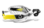 CRM WRAP AROUND HANDGUARDS 7/8" CLAMP - WHITE/YELLOW