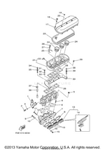 GASKET, AIR COOLER COVER 1 | 65U-13674-00-00