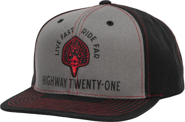 RANGER HAT BLACK/GREY | 489-2008