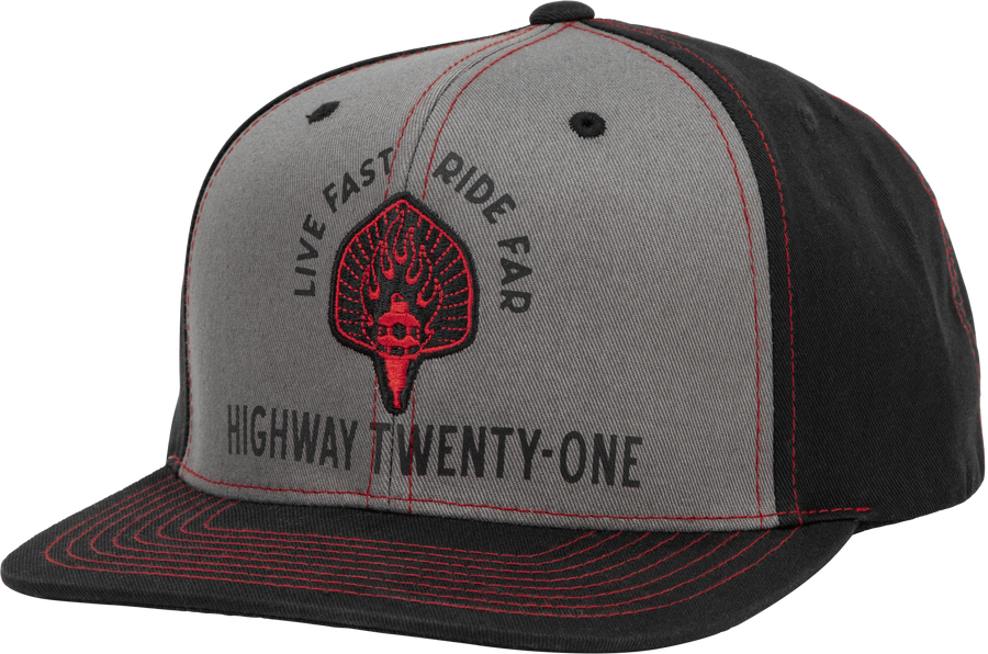 RANGER HAT BLACK/GREY | 489-2008