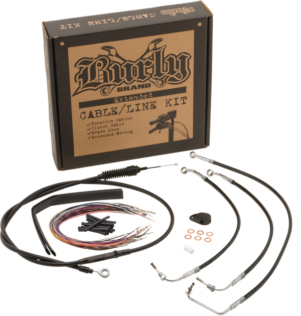 BURLY CNTRL KIT BAGGER APE 13" STAINLESS W/ CRUISE | B30-1300