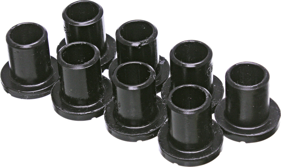 CONTROL ARM BUSHINGS FRONT BLACK POL