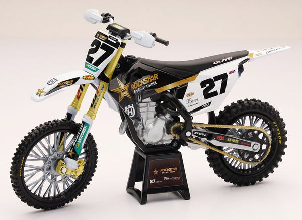 1:12 SCALE ROCKSTAR HUSQVARNA TEAM FC450 MALCOLM STEWART #27 | 58403