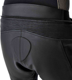T2 D3O LEATHER PANTS BLACK SM