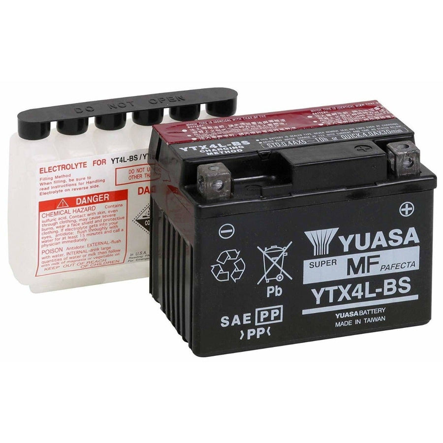 Yuasa Battery - YTX4L - AGM, Factory Activated*