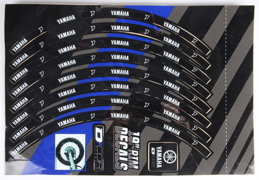 RIM DECALS 19" YAMAHA LOGO REAR | 40-80-207