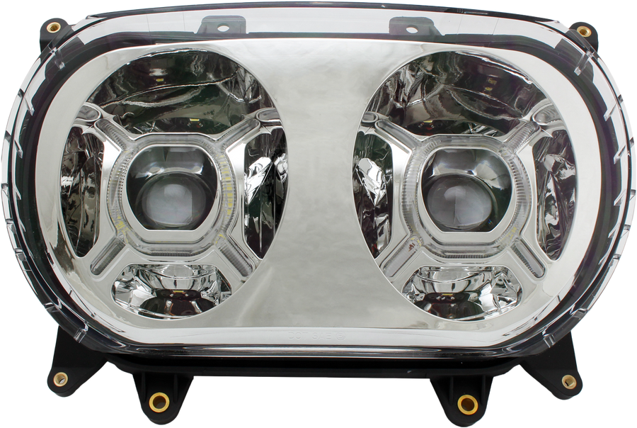 ROAD GLIDE HEADLIGHTS `15-22 CHROME | ABIG52AC