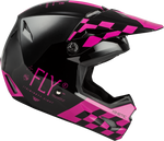 KINETIC LITE RIVAL HELMET GLOSS BLACK/PINK