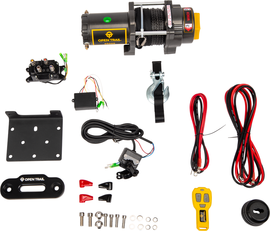 3500LB WINCH SYNTHETIC ROPE