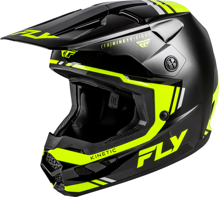 KINETIC VERDICT HELMET BLACK/HI-VIS/GREY 2X