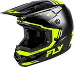 KINETIC VERDICT HELMET BLACK/HI-VIS/GREY LG