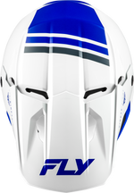 KINETIC VERDICT HELMET WHITE/BLUE/GREY 2X