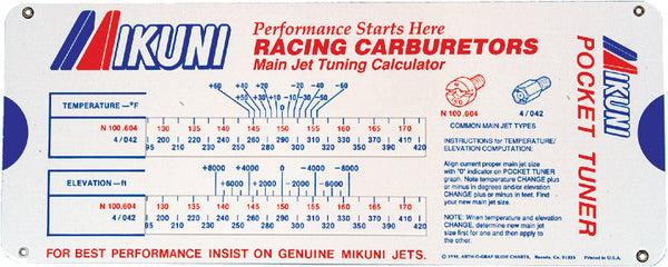 CARBURETOR POCKET TUNER