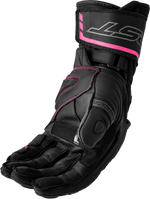 WOMENS S1 GLOVE BLACK/PINK LEATHER