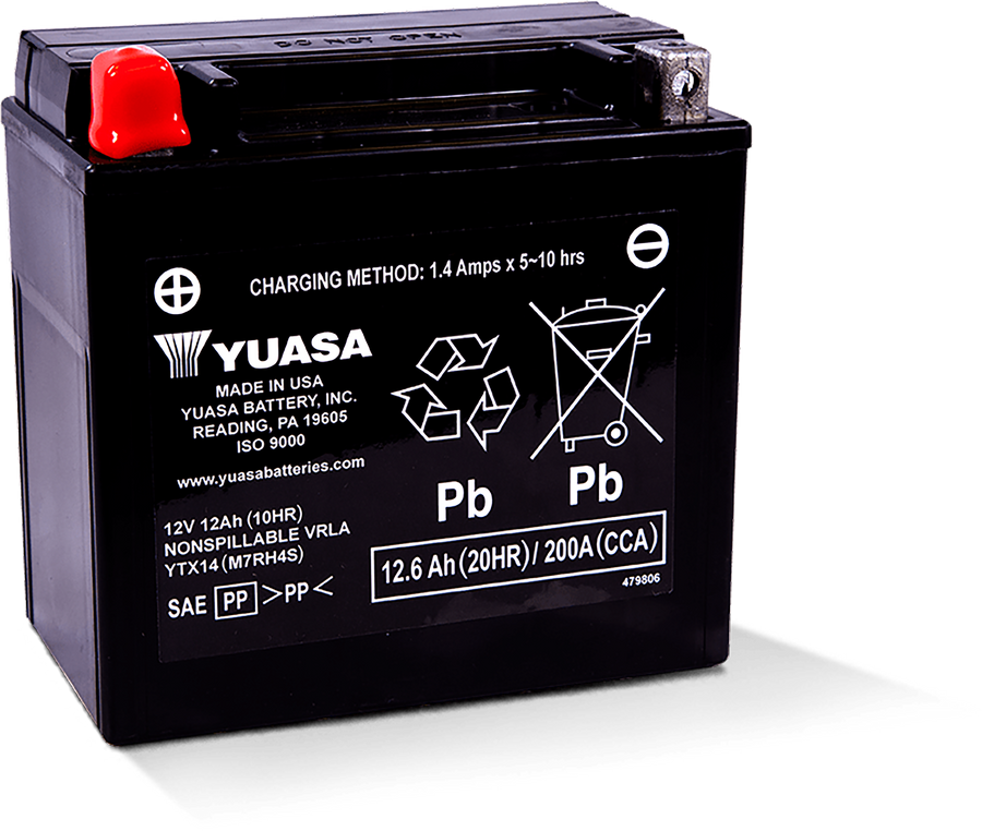 BATTERY YTX14 SEALED FACTORY ACTIVATED