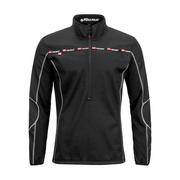 FULL HEAT HALF ZIP TOP BK