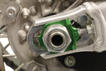 AXLE BLOCKS ELITE KAW/SUZ GREEN