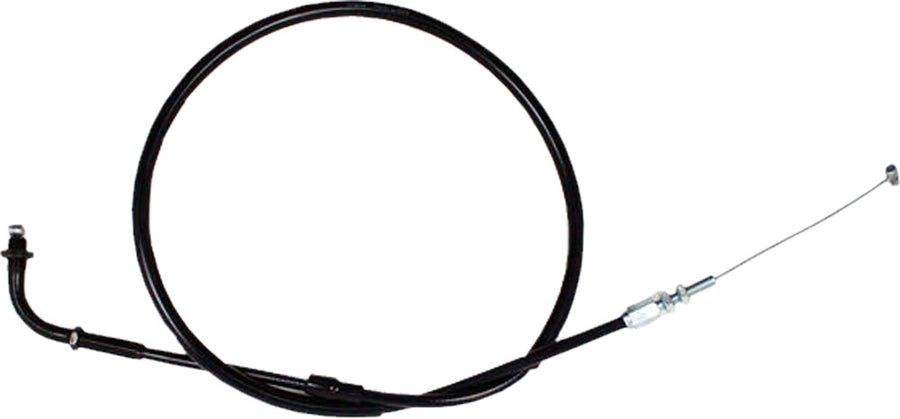 BLACK VINYL THROTTLE PULL CABLE | 02-0100