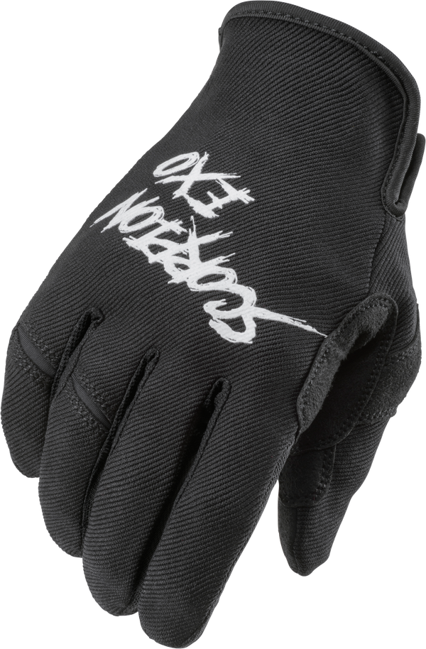 AIR-STRETCH GLOVES GRIND BLACK/WHITE