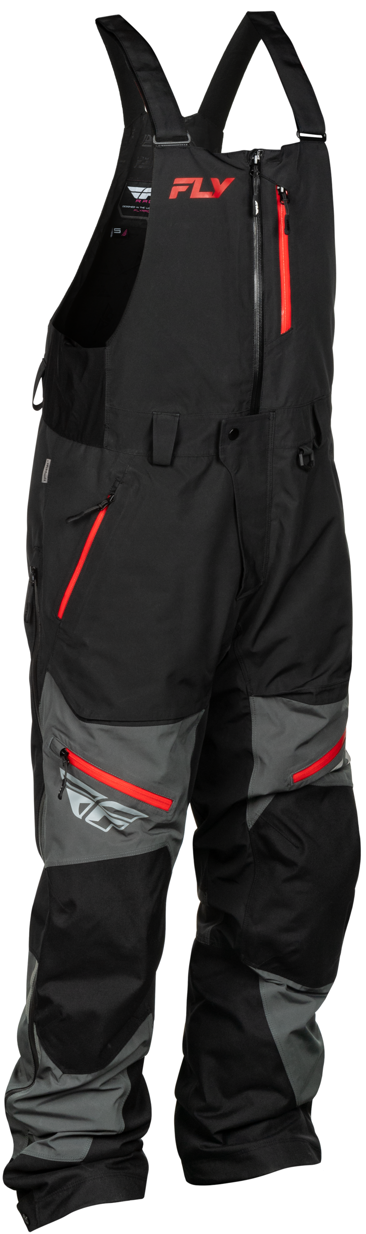 INCLINE BIB GREY/BLACK 3X