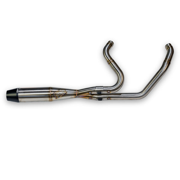 INTMDTR M8 FLT MID BRUSHED SS W/BLACK END CAP | 930-02604