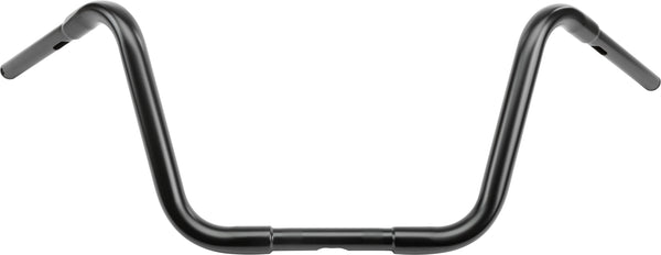 1.25" APE-HANGER 12" SATIN BLACK TBW | 96781