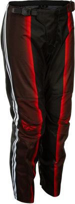 YOUTH F-16 RAZE PANTS BLACK/RED/WHITE SZ 18