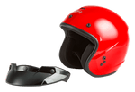 OF-2 OPEN-FACE HELMET RED MD
