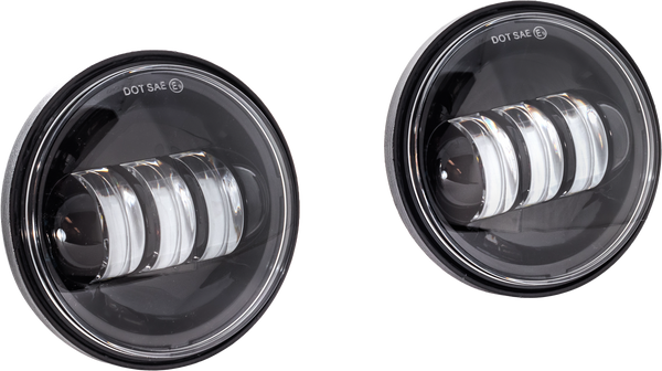 4.5" LED PASSING LAMPS BLACK INDIAN