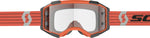 FURY GOGGLE ORANGE/GREY CLEAR WORKS