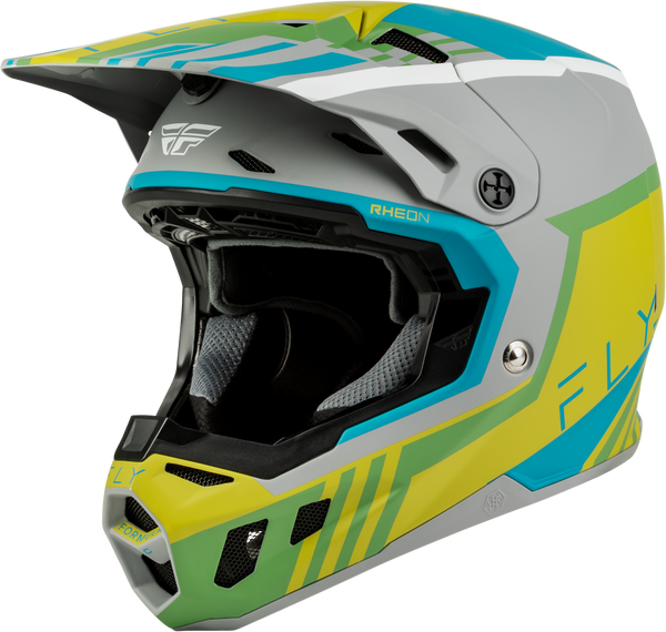 FORMULA CC STRIKE HELMET MATTE GREY/GREEN/TEAL