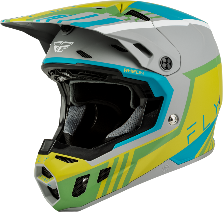 FORMULA CC STRIKE HELMET MATTE GREY/GREEN/TEAL