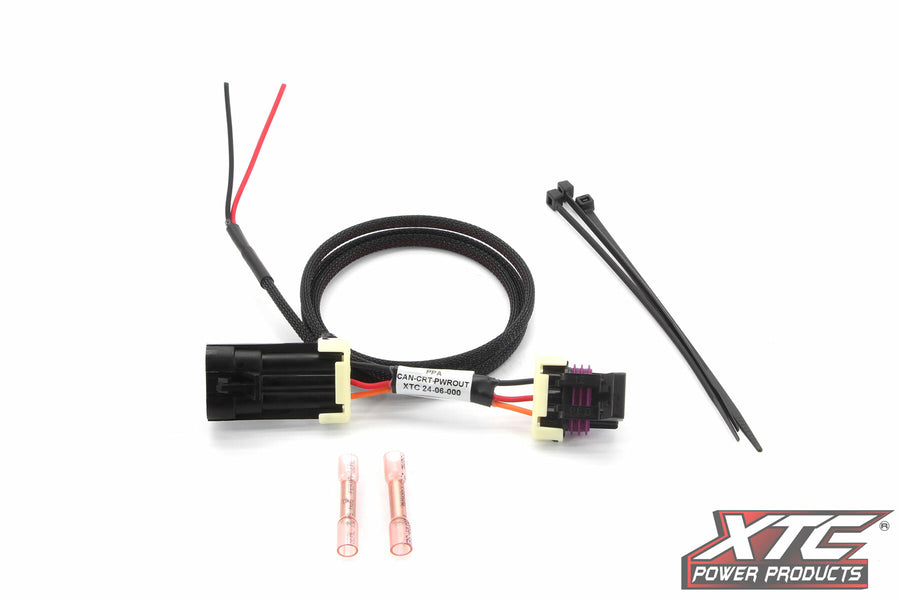 PLUG N PLAY POWER OUT WHIP/LICENSE PLATE COM | CAN-CRT-PWROUT