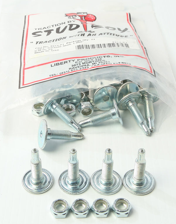 SPT CARBIDE STUDS 1.00" 24/PK