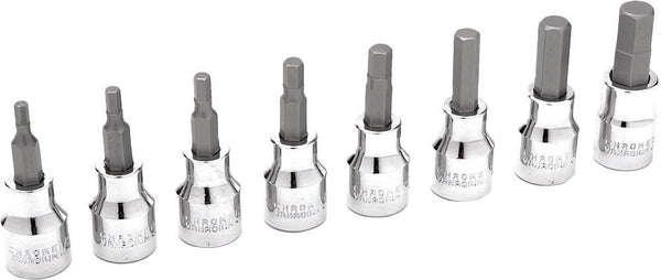 8 PC 3/8" SAE HEX BIT SET | W38870